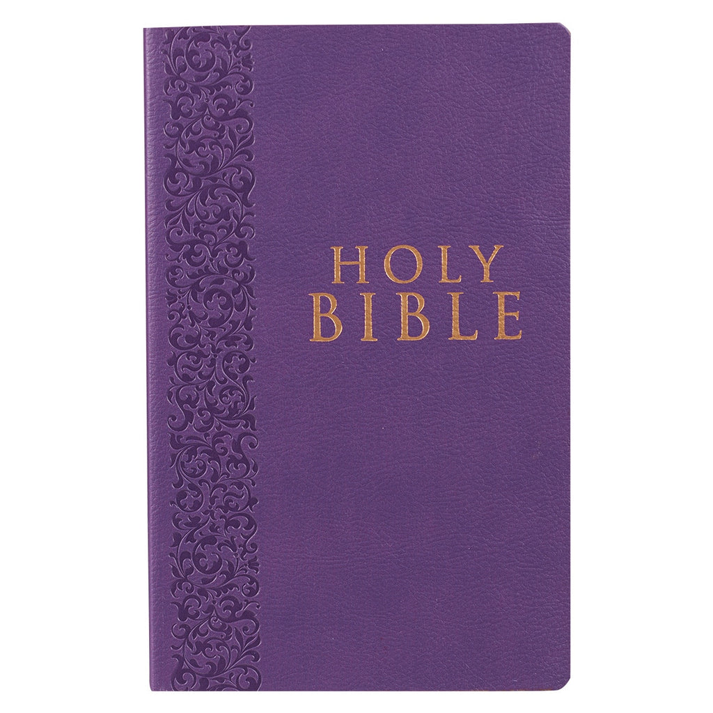 KJV Bible Gift & Award Faux Leather, Purple