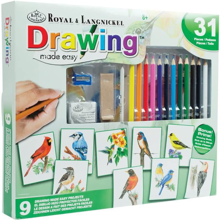 Drawing Made Easy 9 Bird Project Set