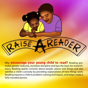 Raise A Reader Encourage Your Young Child To Read Poster