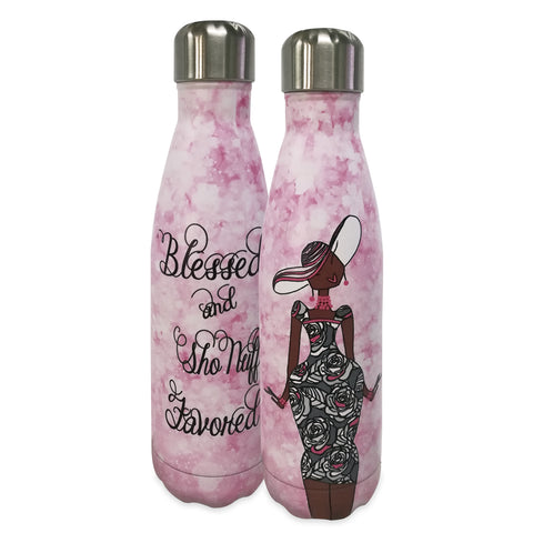 Blessed And Sho Nuff Favored Stainless Steel Bottles - SSB149