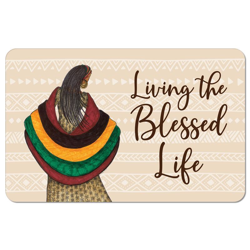 Living the Blessed Life Memory Foam Floor Mat