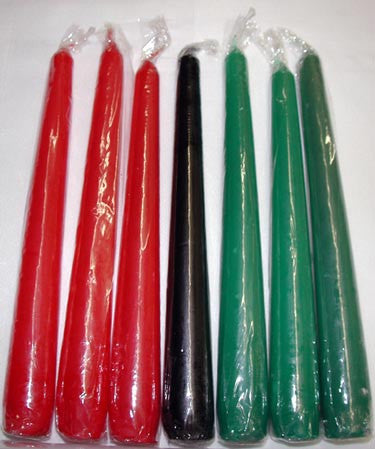 Kwanzaa Candles - Mishumaa Saba - The Seven Candles