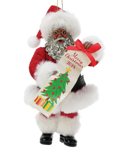 Santa Merry Christmas 2024 Ornament -  6015807