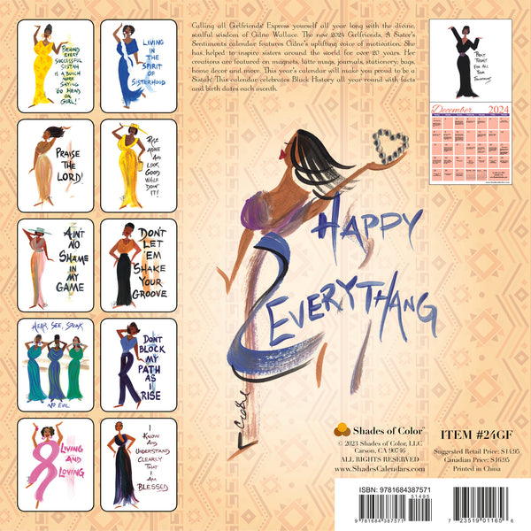Girlfriends, A Sister’s Sentiments 2024 Wall Calendar