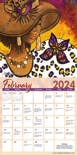 Sister Vibes 2024 Wall Calendar