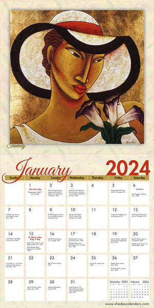 LaShun Beal Collection 2024 Wall Calendar