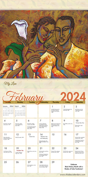LaShun Beal Collection 2024 Wall Calendar