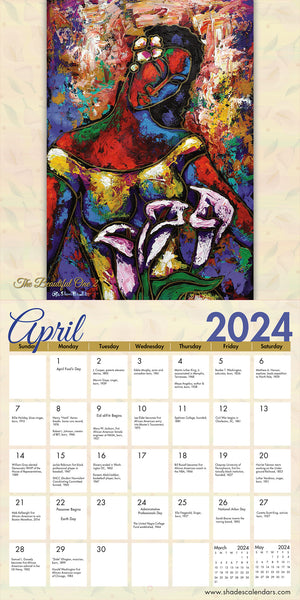 LaShun Beal Collection 2024 Wall Calendar