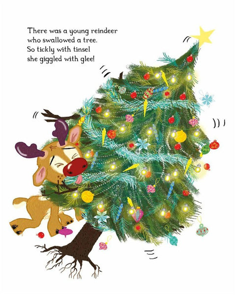 There Was a Young Reindeer Who Swallowed a Present