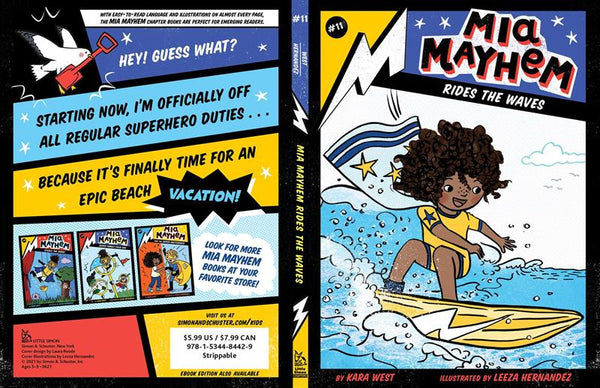 Mia Mayhem Rides the Waves