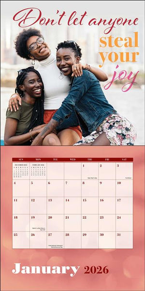 Black Girl Magic 2026 Wall Calendar