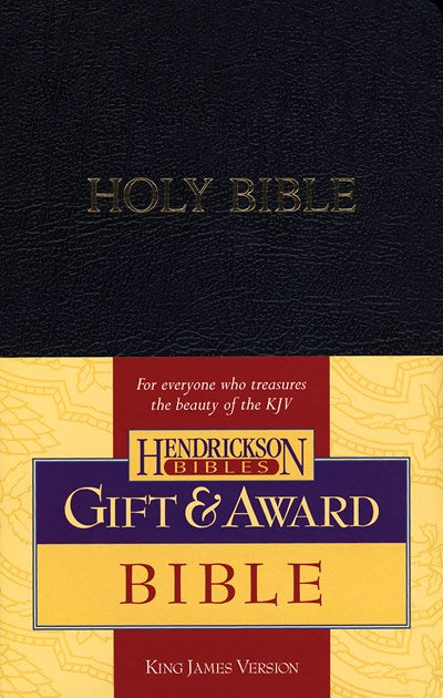 KJV Gift &amp; Award Bible, Black (Imitation Leather)