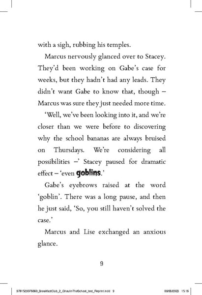 The Breakfast Club Adventures: The Ghoul in the School #2