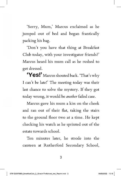 The Breakfast Club Adventures: The Ghoul in the School #2
