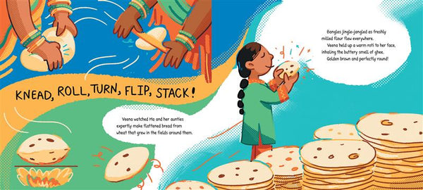 Veena and the Red Roti