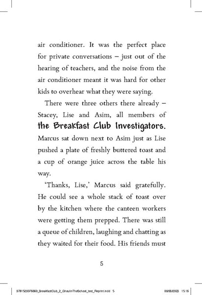 The Breakfast Club Adventures: The Ghoul in the School #2