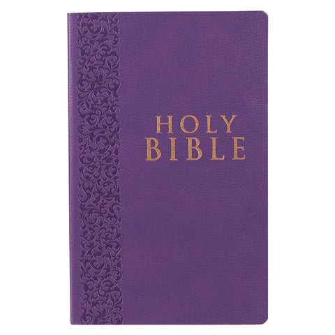 KJV Bible Gift &amp; Award Faux Leather, Purple