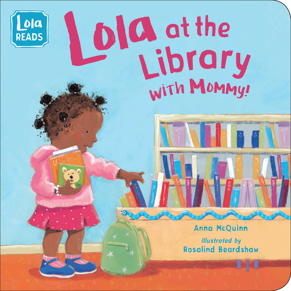 Lola at the Library with Mommy
