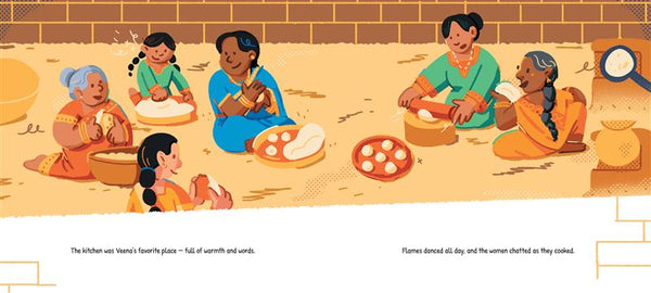 Veena and the Red Roti