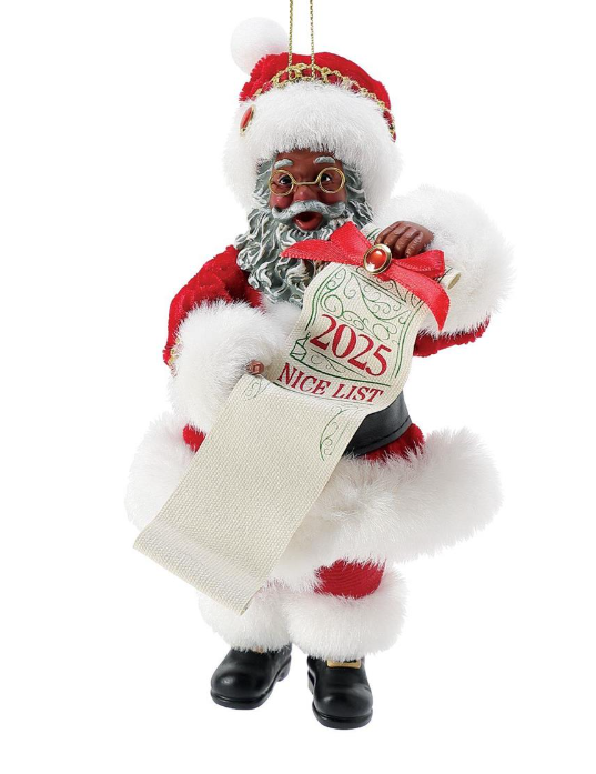 Santa Merry Christmas 2025 Ornament -   6016496