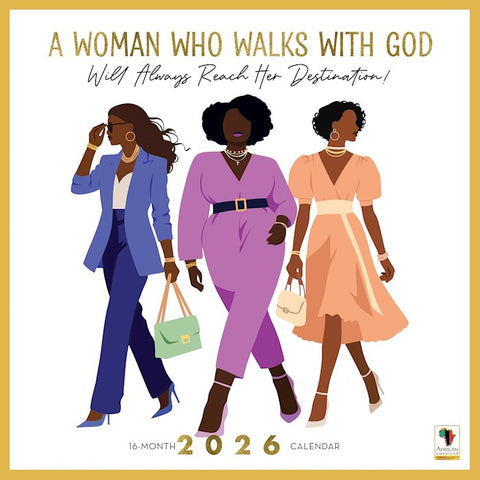 A Woman Who Walks With God 2026 Wall Calendar