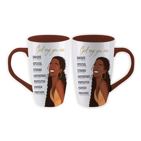 God Says Latte Mug - LMUG26