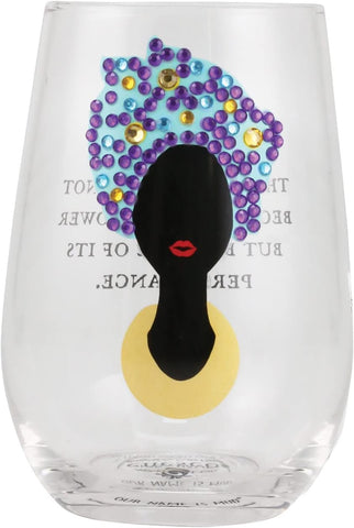 River Cuts Stemless Glass