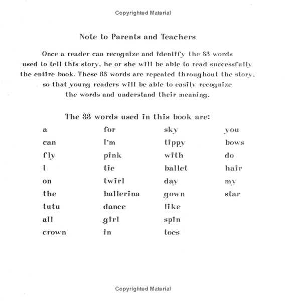 Ballerina Girl (My First Reader)