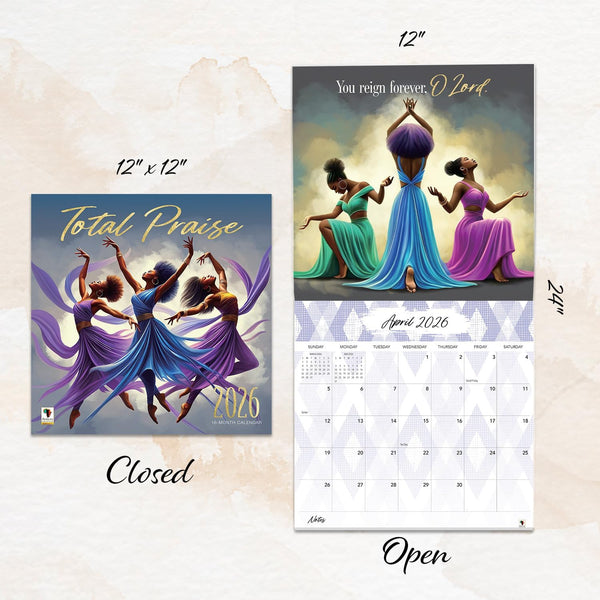 Total Praise 2026 Wall Calendar