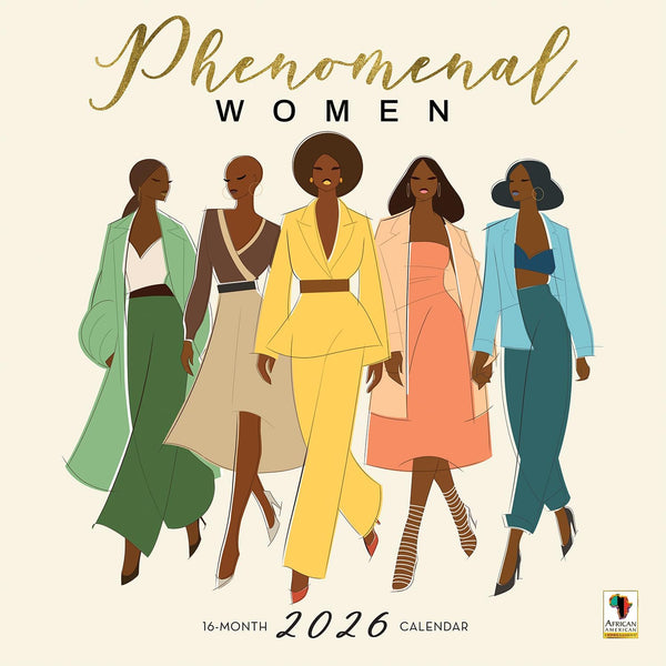 Phenomenal Women 2026 Wall Calendar