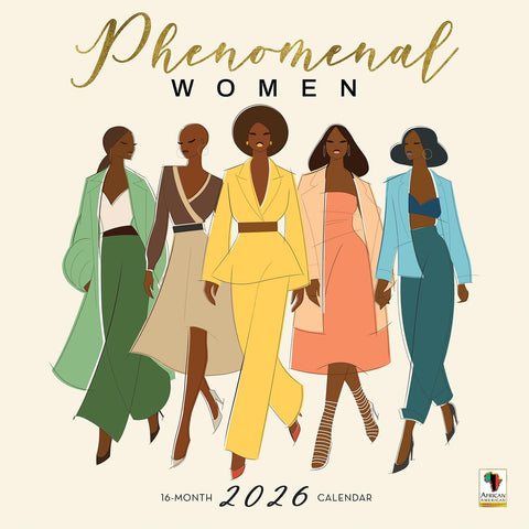 Phenomenal Women 2026 Wall Calendar