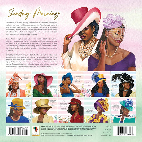 Sunday Morning 2026 Wall Calendar