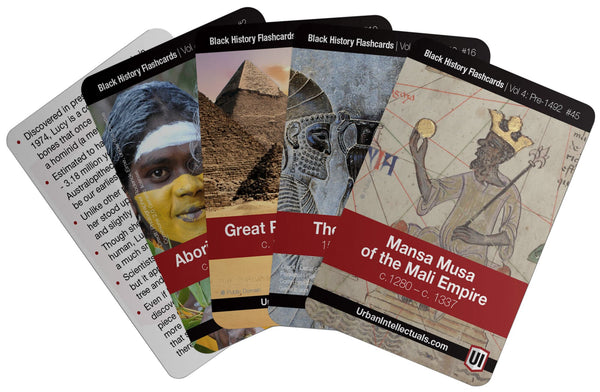 Black History Flashcards: Pre-1492) (Volume 4) - (Our history before slavery Interrupted it)