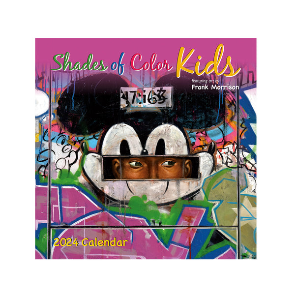 Shades of Color Kids 2024 Wall Calendar