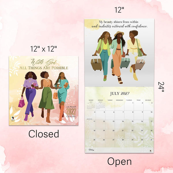 With God All Things 2027 Wall Calendar