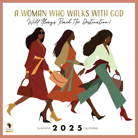 A Woman Who Walks With God 2026 Wall Calendar