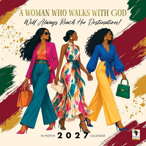 A Woman Who Walks With God 2027 Wall Calendar