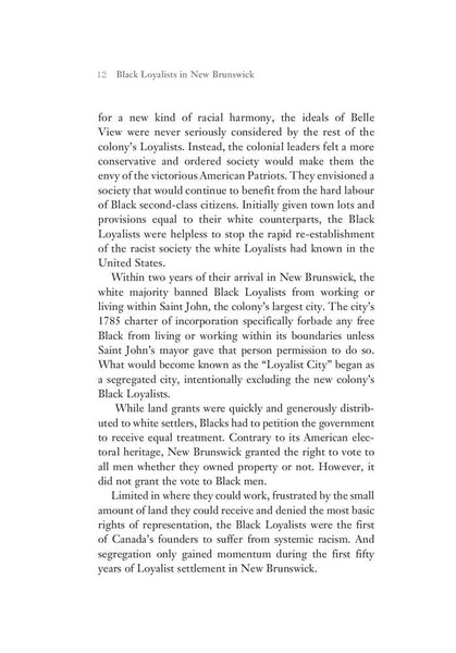 Black Loyalists in New Brunswick