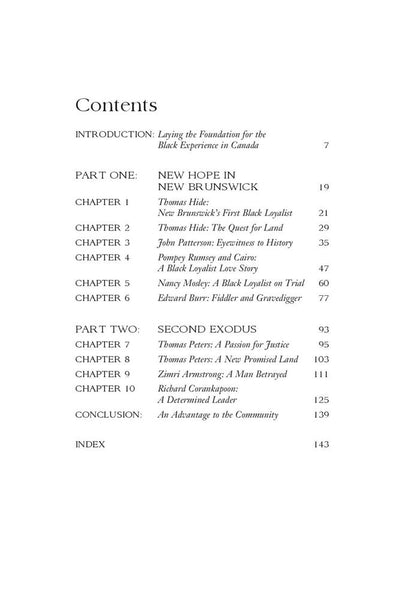 Black Loyalists in New Brunswick