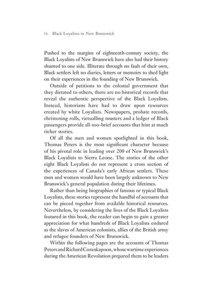 Black Loyalists in New Brunswick