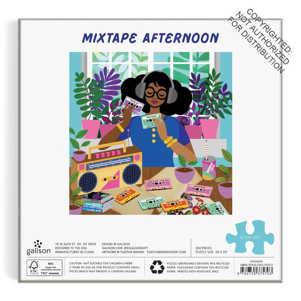 Mixtape Afternoon 500 Piece Puzzle