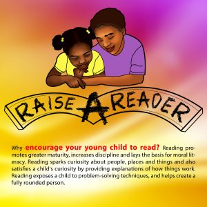 Raise A Reader Encourage Your Young Child To Read Poster