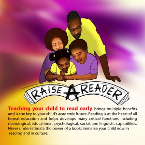 Raise A Reader Teaching Your Child To Read Poster