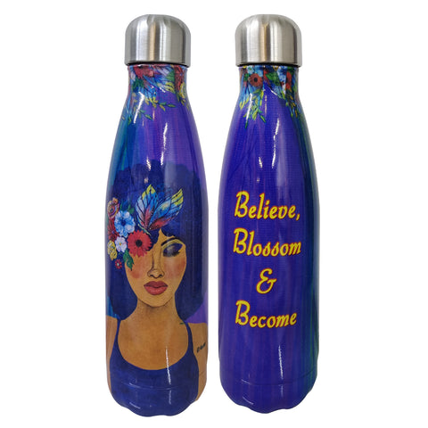 Believe, Blossom & Become Stainless Steel Bottles - SSB219