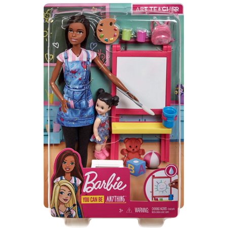 You Can Do Anything Barbie Art Teacher Playset