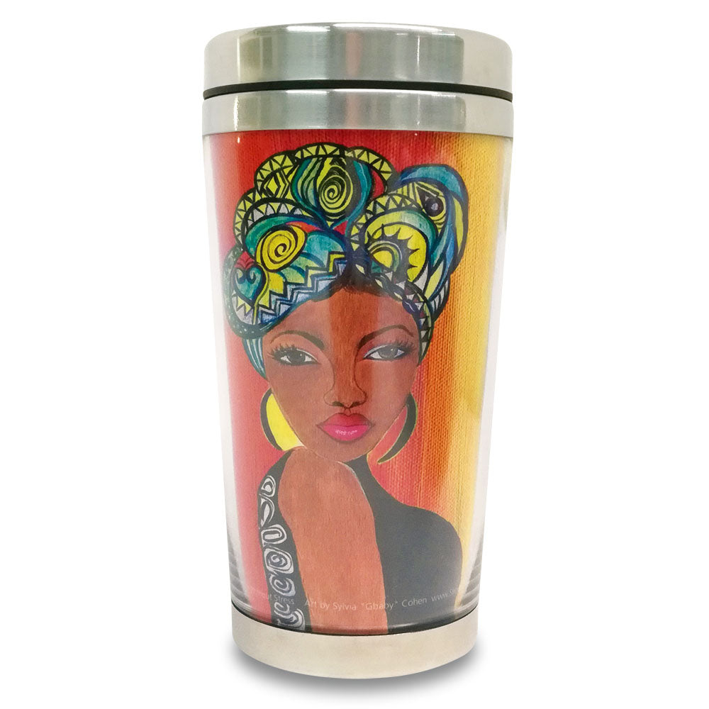 Blessed To Live Without Stress Travel Mug - TM179
