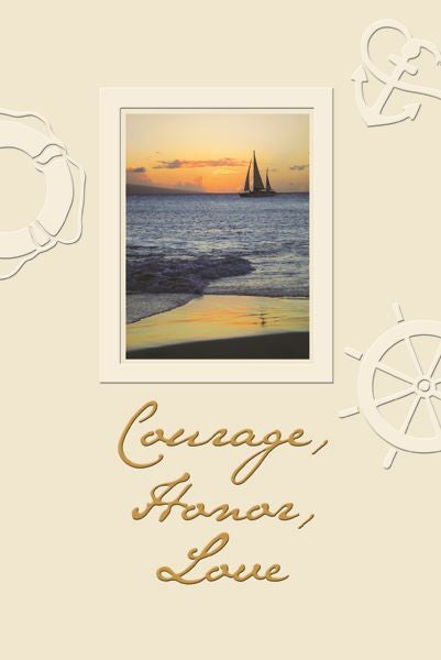 Courage, Honor, Love - Father's Day Card