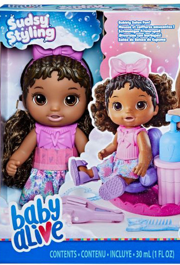 Baby Alive Sudsy Styling doll