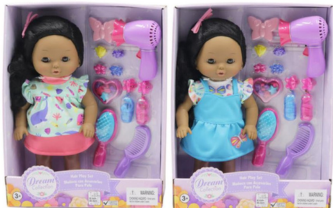 Hair Play Set Doll with accessories