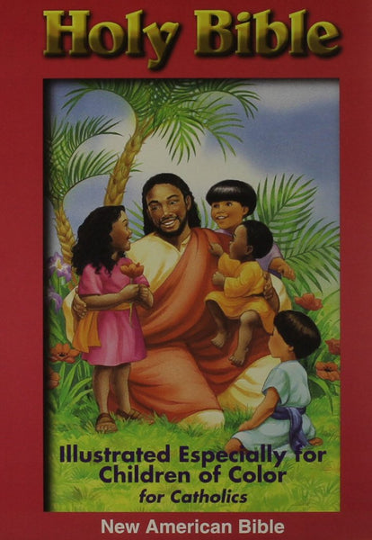 Children of Color Holy Bible NAB Burgundy - For Catholics